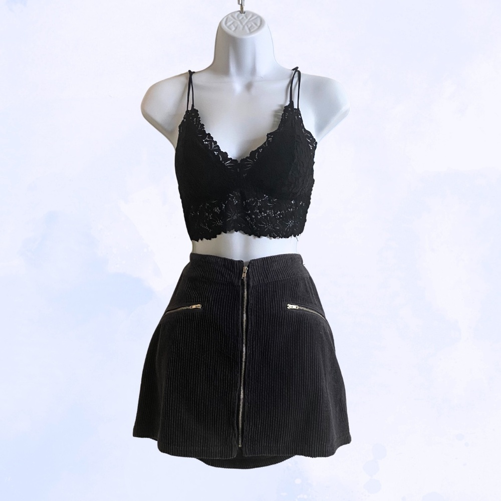 Black Lace Bralette Top